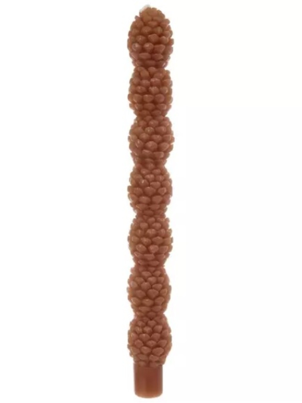 Brown Pinecone Taper Candles
